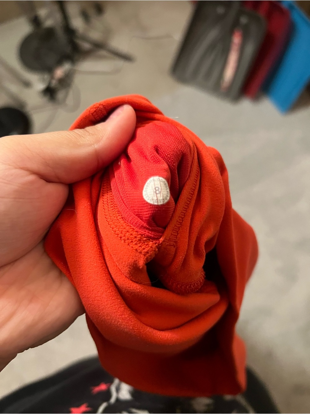 Lululemon Double Align Burnt Orange Leggings - Picture 4 of 4